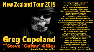 Greg Copeland and Steve Gilles New Zealand Aotearoa Tour 2019