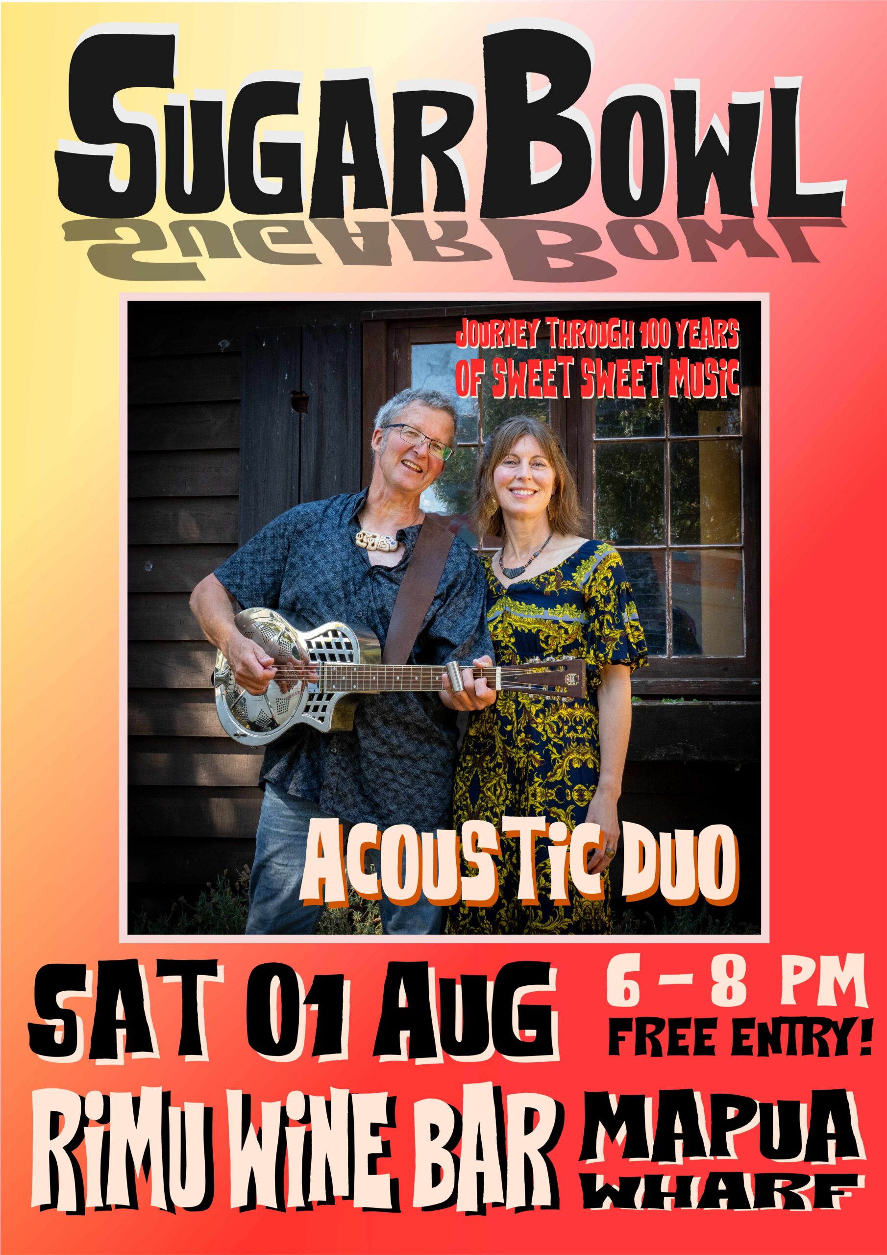 Rimu Wine Sugar Bowl gig